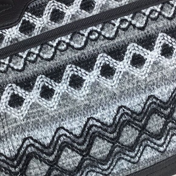 TOMS Seeker Weekender Bag in Black Multi Sweater Felt - Picture 12 of 15